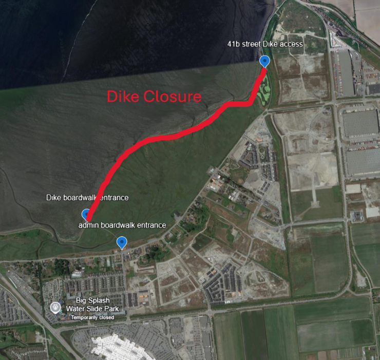 TFN Boardwalk Map for Brant Goose March 2025